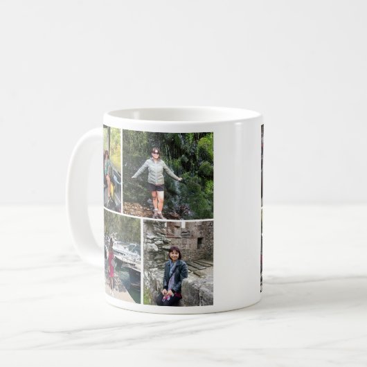 Mug Quatre photos (Devant gauche)
