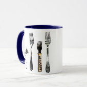 Mug Quatre poignées de bougies/fourchette (Devant gauche)