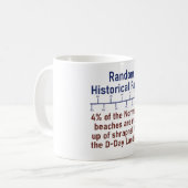 Mug Quatre Pour Cent Des Plages De Normandie - Histoir (Devant gauche)