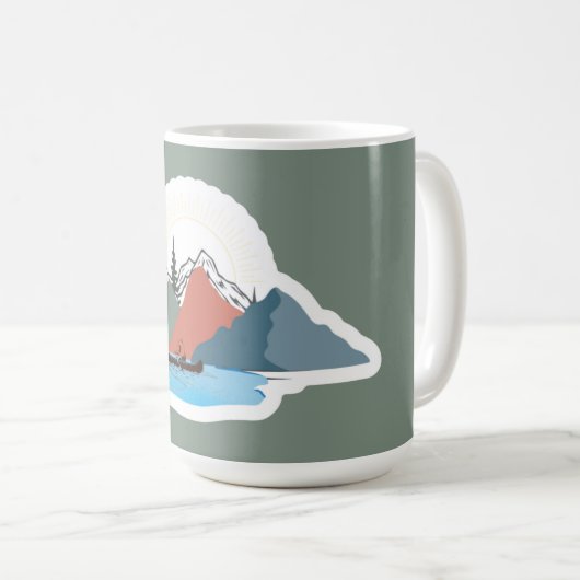Mug Quatre saisons des Adirondacks (Devant droit)