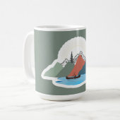 Mug Quatre saisons des Adirondacks (Devant gauche)