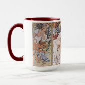 Mug Quatre saisons, Mucha (Gauche)