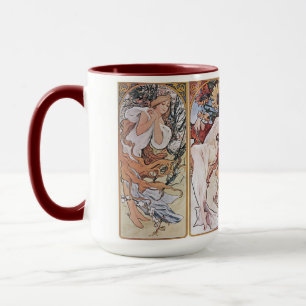 Mug Quatre saisons, Mucha