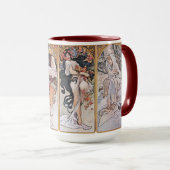Mug Quatre saisons, Mucha (Devant droit)