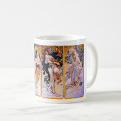 Mug Quatre saisons par Alphonse Mucha 1895 (Devant droit)