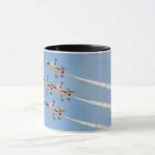 Mug Quatre Thunderbirds F-16 volent dans la formation (Centre)