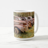 Mug Quatre vieux camions (Devant droit)