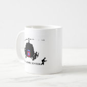Mug quatre-vingt-deuxième DIVISION AÉROPORTÉE (Devant gauche)
