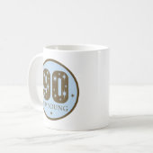 Mug quatre-vingt-dixième Idées de cadeau (Devant gauche)