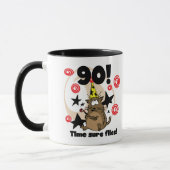 Mug quatre-vingt-dixième Le temps pilote (Gauche)