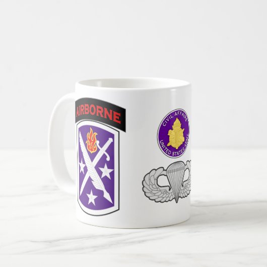 Mug quatre-vingt-quinzième Bde d'affaires civiles - (Devant gauche)