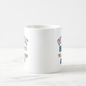 Mug quatre-vingtième conceptions d'anniversaire (Centre)