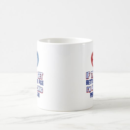 Mug quatre-vingtième conceptions d'anniversaire (Centre)