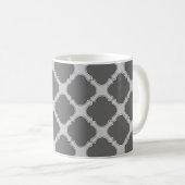 Mug Quatrefoil dans les tons gris (Devant droit)