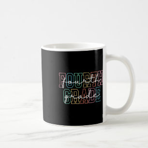 Mug Quatrième année de retour à l'école Rétro Premier