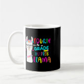 Mug Quatrième année Pas de Prob Llama Professeur Étudi (Gauche)