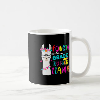 Mug Quatrième année Pas de Prob Llama Professeur Étudi