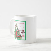 Mug Quatrième jour de Noël (Devant gauche)