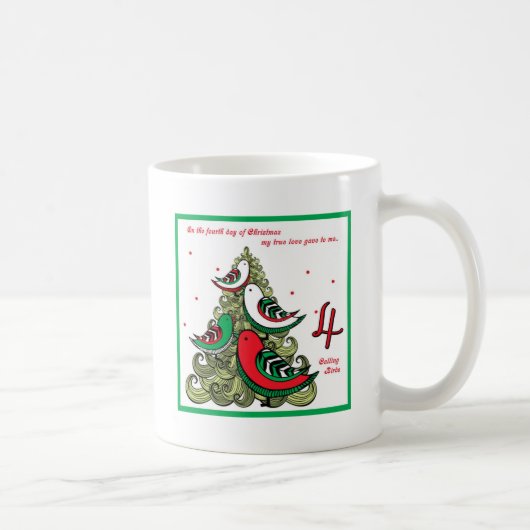 Mug Quatrième jour de Noël (Droite)