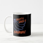 Mug Quatrième professeur de 4e année Bananas Enseignan (Gauche)