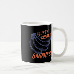 Mug Quatrième professeur de 4e année Bananas Enseignan