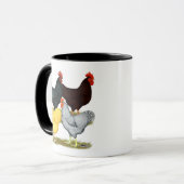 Mug Quatuor de poulet à coq lourd (Devant gauche)