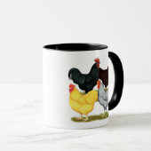 Mug Quatuor de poulet à coq lourd (Devant droit)