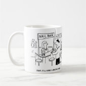 Mug Que boire dans un Nail-Bar (Gauche)
