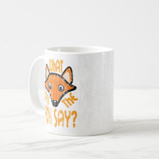 Mug Que dit le Fox DS (Devant gauche)