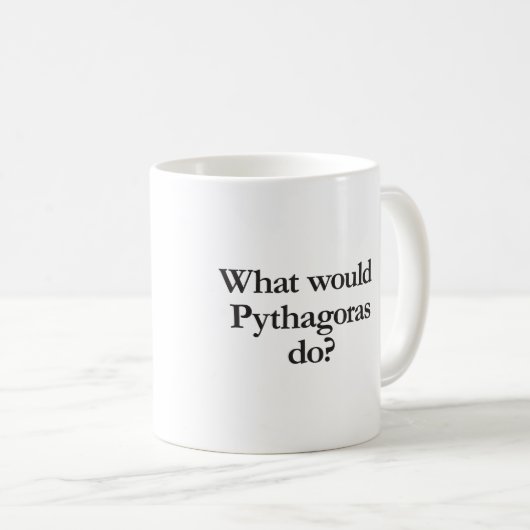 Mug que feraient les pythagoras (Devant droit)