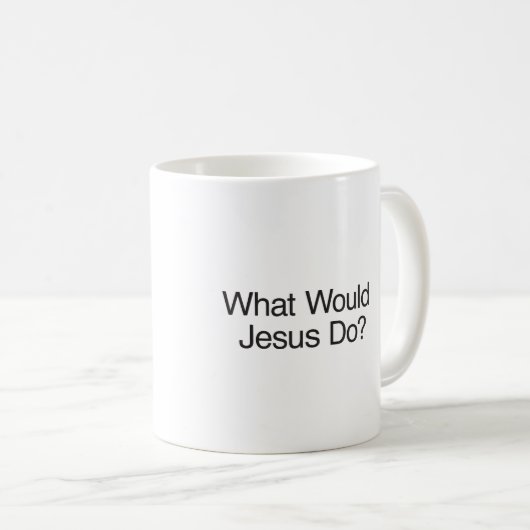 Mug Que ferait Jésus ? (Devant droit)