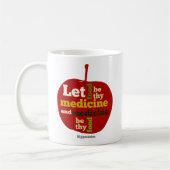 Mug Que la nourriture soit ton médicament APPLE (Gauche)