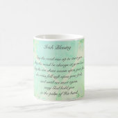 Mug "Que la route monte..." Shamrocks de bénédiction i (Centre)