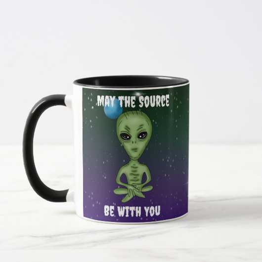 Mug Que la source soit avec vous | Planètes Aliens (Gauche)