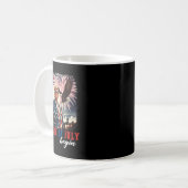 Mug Que le 4 juillet commence Fête de l'indépendance T (Devant gauche)