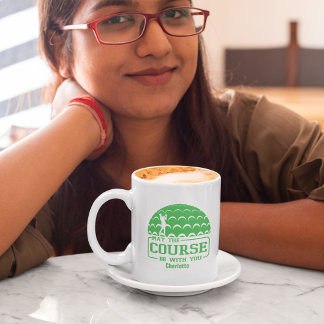 Mug Que le parcours soit avec vous Golf Personnalisé