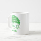Mug Que le parcours soit avec vous Golf Personnalisé (Devant gauche)