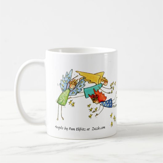 Mug Que Les Anges Veillent Toujours Sur Vous (Gauche)