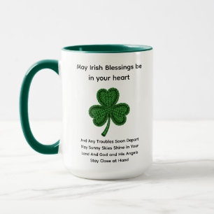 Mug Que les bénédictions irlandaises soient dans votre