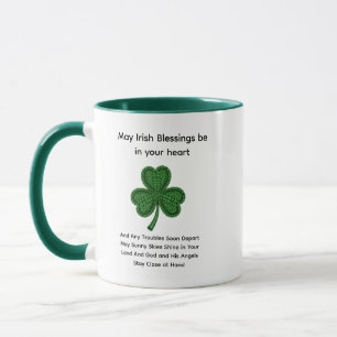 Mug Que les bénédictions irlandaises soient dans votre