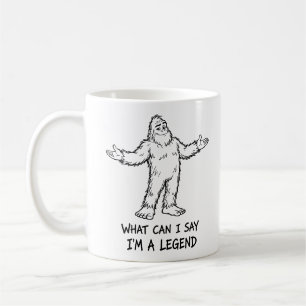 Mug Que puis-je dire, je suis une légende, humour Bigf