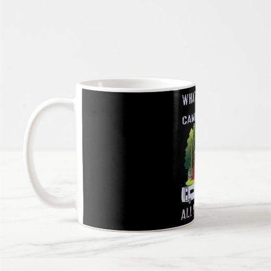 Mug Que se passe-t-il au camping? (Gauche)
