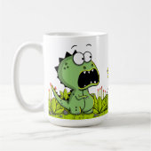 Mug Que Sera Sera Dino météorite quoi que ce soit (Gauche)