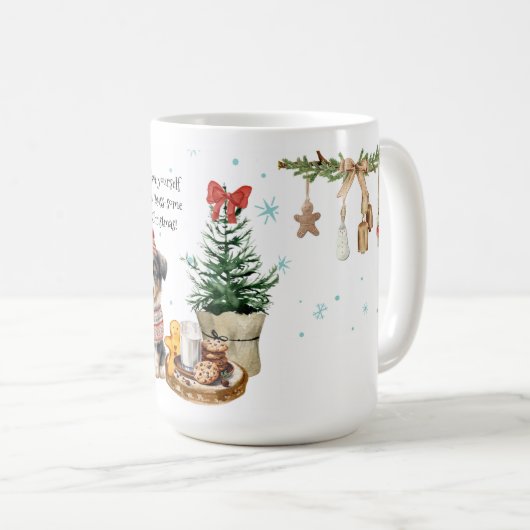 Mug Que vos vacances soient "Auss-some" ! Noël (Devant droit)