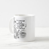 Mug Que Votre Journée Soit Aussi Inarrêtable Qu'Un Tra (Devant gauche)