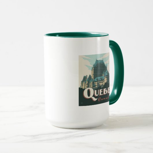 Mug Québec Canada | Château Frontenac (Devant droit)