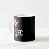 Mug Québec Canada Québec Silhouette Souvenir de Québec (Devant gauche)