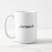 Mug Québec Samuel de Champlain 1608 Signature Français (Gauche)