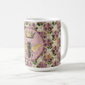 Mug Queen Bee & Mystic Roses (Devant droit)