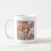 Mug Queen Bee Vintage magnifique collage (Gauche)